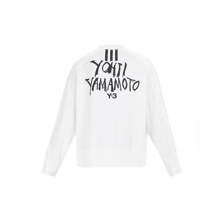 adidas Y-3 Signature Logo Sweatshirt Men s White DY7158 S