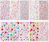10-Piece Set of Gemstone Stickers Children's Diamond Stickers Acrylic Crystal Stickers DIY 3D Decorative Rhinestones Girl Colorful Handicrafts