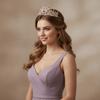 Funkelnde Barock-Königinnen-Diademe Elegantes Strass-Diadem Braut-Hochzeits-Kopfschmuck Braut