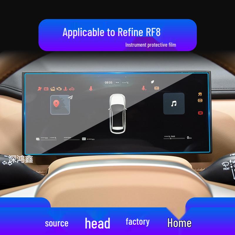 Tempered Film for 25 JAC Yiwei 3 Models: Fairy Central Control iRun & Refine RF8 Navigation Screens