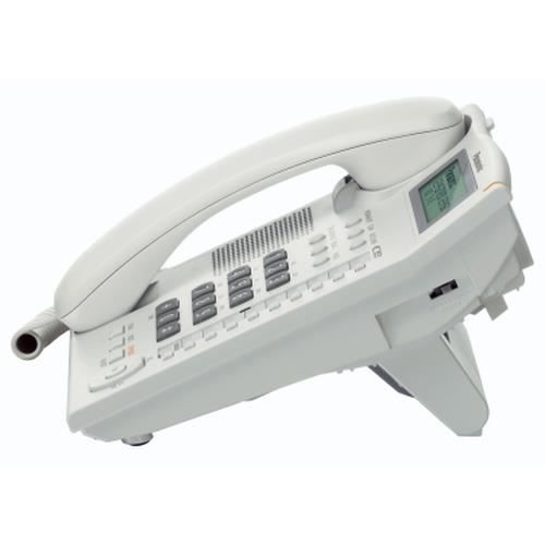 Telefon przewodowy Panasonic KX-TS880 - Głośnomówiący, 50 wpisów, Identyfikacja rozmówcy - Biały