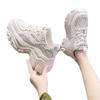 Milk tea color dad shoes women's platform spring 2026 new black sports fried street ins white, heightening shoes