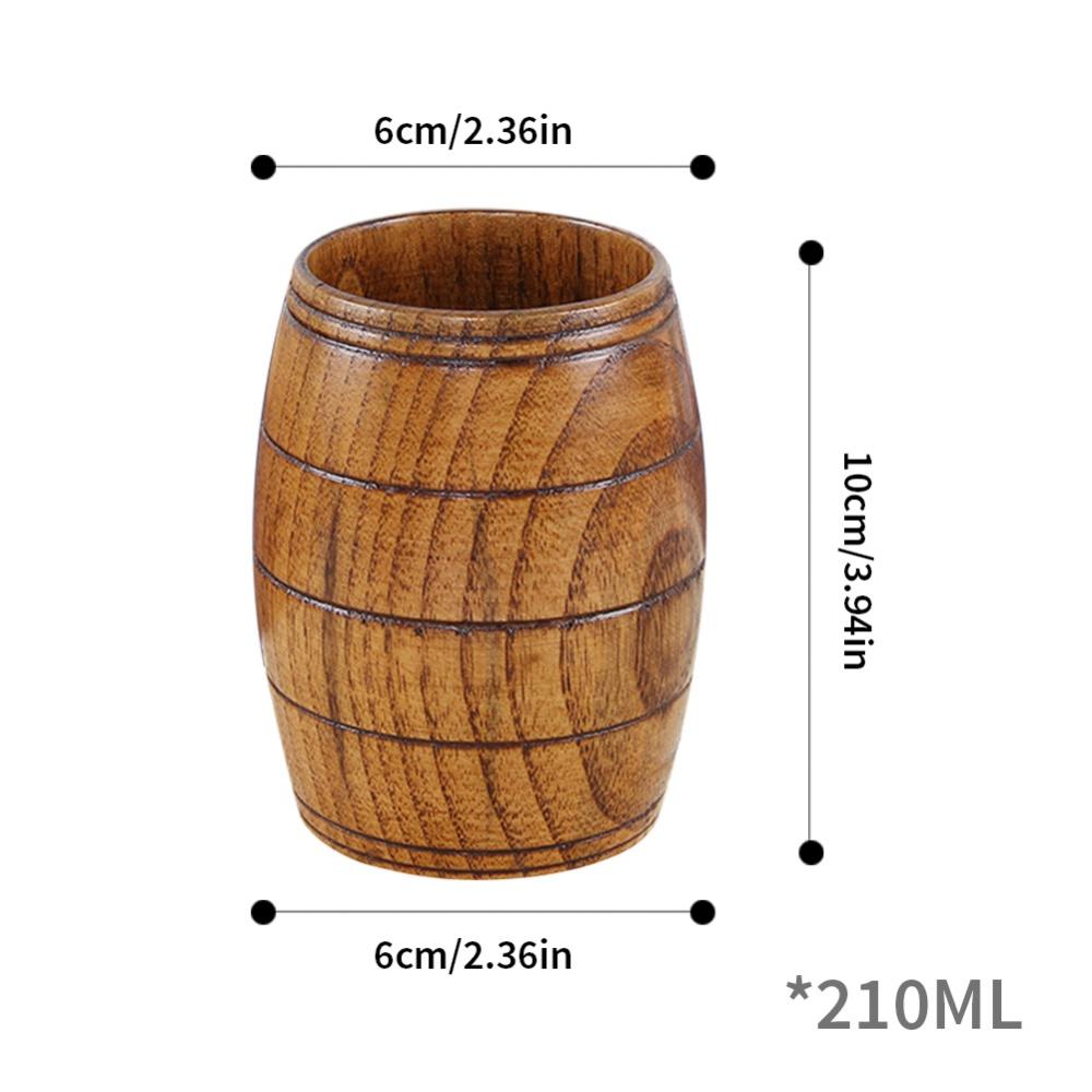 Jujube ceașcă de ceai din lemn anti-opărire ceașcă din lemn ceai refolosibil cafea lapte vin izolație termică apă băuturi cadou pentru bucătărie