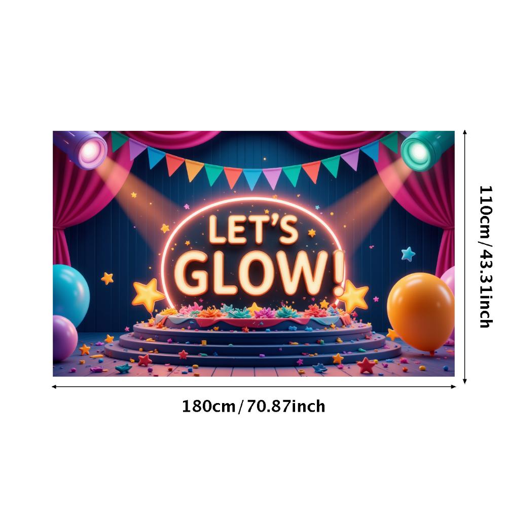 Photo Prop LED Neon Banner Party Decoration Glow Effect Neon Sign For Festival Decoration Party Celebration Night Event