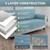 1 2 3 4 Seater Water Proof Sofa Cover Pet Dog Cat Kids Sofa Mat Couch Slipcovers for Living Room Armchair Furniture Covers Home