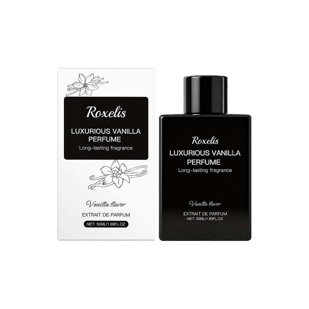 Roxelis Vanilla Scent Luxury Perfume Natural Lasting Fragrance Elegant Charm Sweet Delicate Fresh Notes Portable Spray