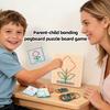 Geoboard Wooden Pegboard Puzzle Toy with Rubber Bands  Pattern Cards, Montessori Early Learning Stem Toy for Toddlers 3+ Kids