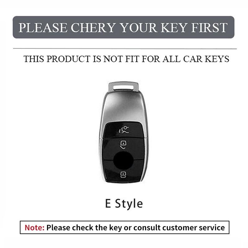 CRV1   Alloy Style Car Key Case Cover Shell Fob Key Case Waterproof For Mercedes Benz C260L A200L E200L E300L GLC260L Auto Accessories