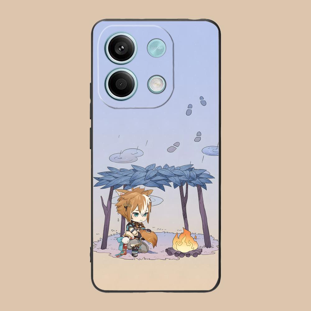 

Game GI Gorou Mobile Phone Case for POCO F7 F6 F5 F4 F3 F2 Pro GT C75 C71 C65 C61 C40 Pro Ultra Colorful Printing Cover Luxury Poco C40