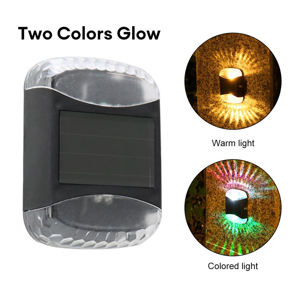 Solar LED Lights Outdoor Garden Lights Solar Step Deck Light Lamp Sunlight Courtyard Decor Solar Garden Lamp Wall Lighting