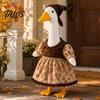Talos Thanksgiving Porch Goose Outfit, Autumn Dress with Head Scarf for 23 Inch Statue, Outdoor Garden Yard Decor