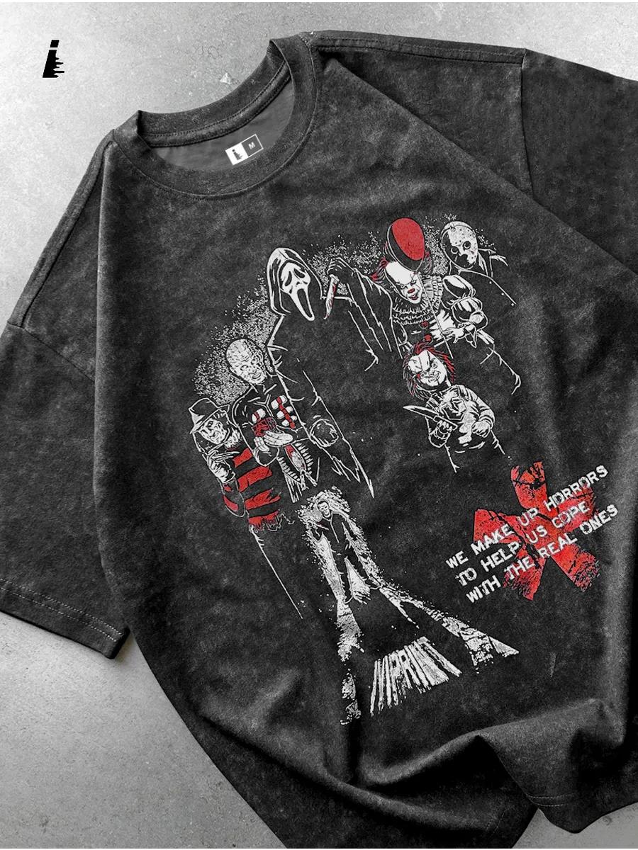 y2k T-shirt with vintage print M