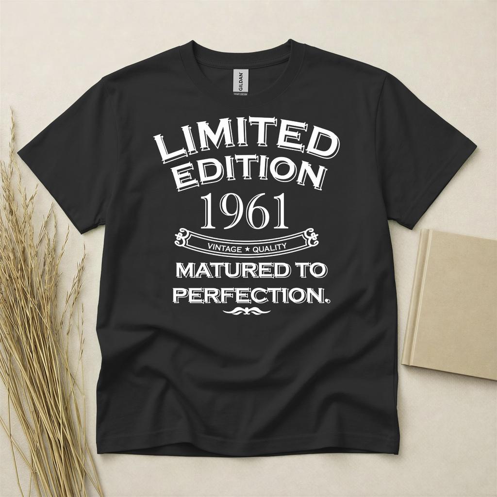 65. Geburtstag T-Shirt Geboren 1961 65 Jahre Alt Geschenke Limitierte Auflage Vintage Tee