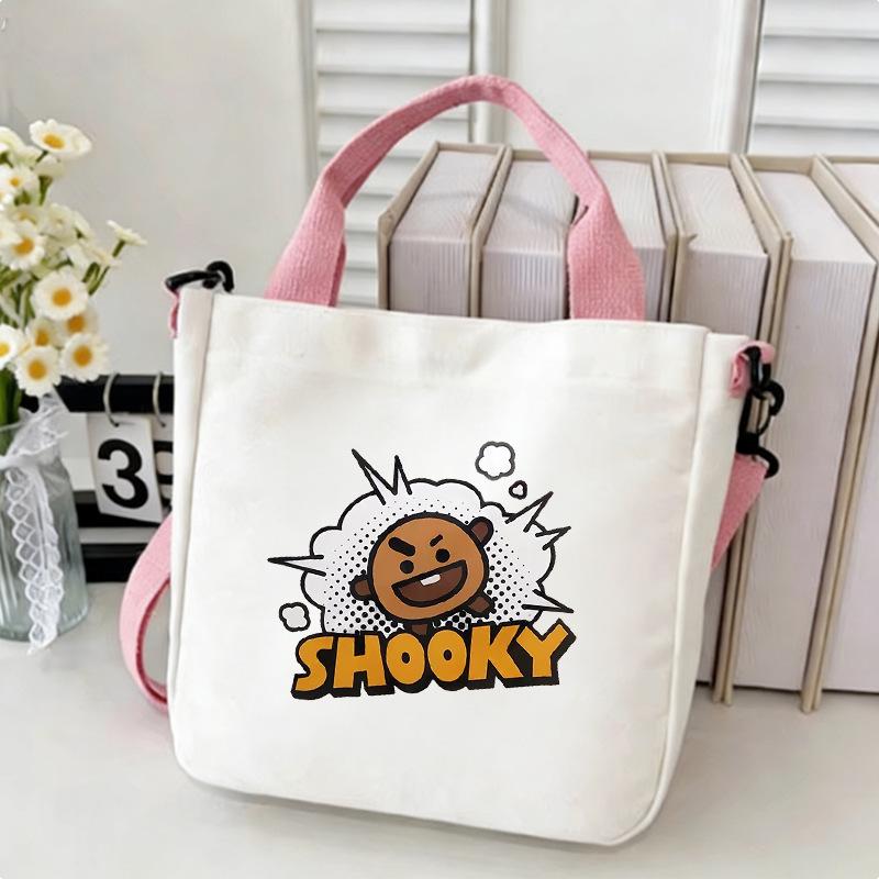 Korean Boy Group Canvas Shoulder Bag - Best Seller Student Handbag