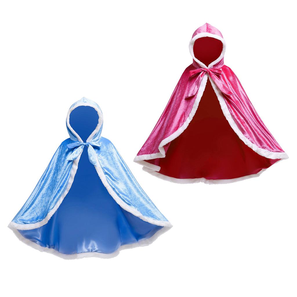 Mantello da Principessa con Cappuccio Mantello da Fata Con Cappuccio Mantello da Principessa Per Bambini Ragazza Mantello da Fata Mantello Vestito da Principessa