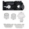 5Pcs/Set Chassis Armor Protective Plate Aluminium Alloy Guard Fit for TRAXXAS/TRX?4/TRX4 RC Car