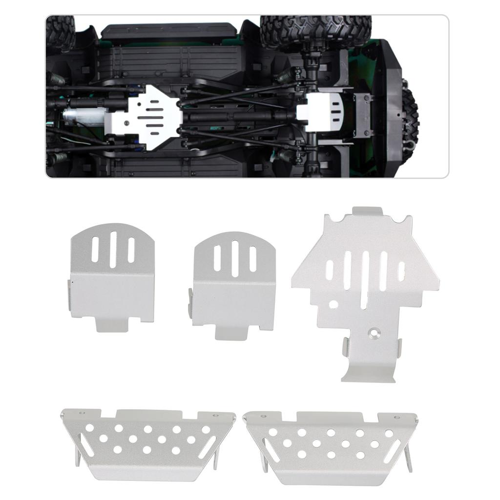 5Pcs/Set Chassis Armor Protective Plate Aluminium Alloy Guard Fit for TRAXXAS/TRX?4/TRX4 RC Car