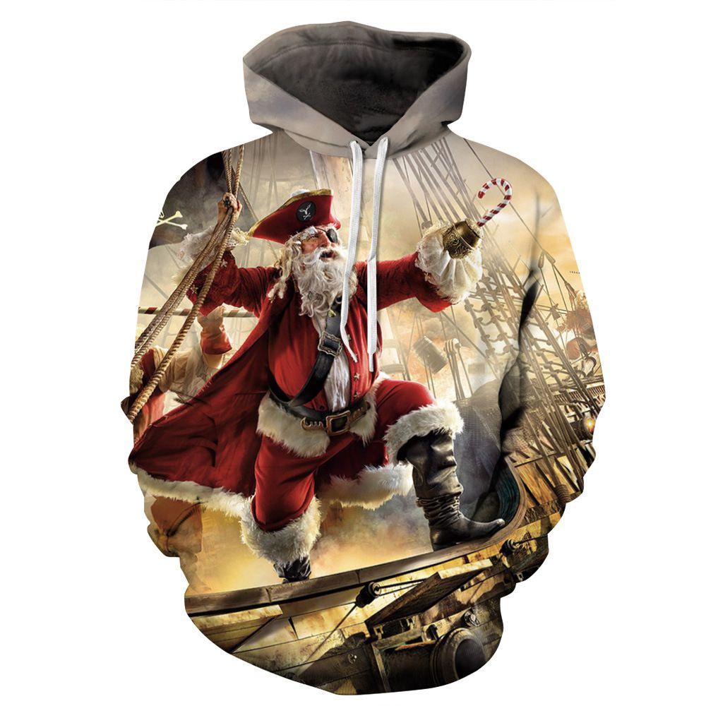 Premium Quality Ugly Xmas Christmas Sweater Santa Jacket Hoodie Pullover For All
