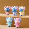 9Pcs/Set Pajamas Stitch Figure Toy Cartoon Figurine Desktop Decoration Model Ornaments Toys For Girls Boys Gift