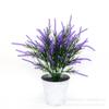 Lavender Seven-Prong Wheat Ear Artificial Flower Shooting Prop for Wedding Courtyard Decor.