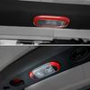 Roof Top Reading Light Lamp Cover Trim For Jeep Wrangler JK 4DR 11-17 Bright Red
