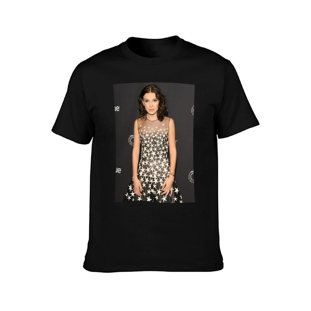 Millie bobby brown T-shirt t-shirts drôles homme t-shirts drôles T-shirt humour noir