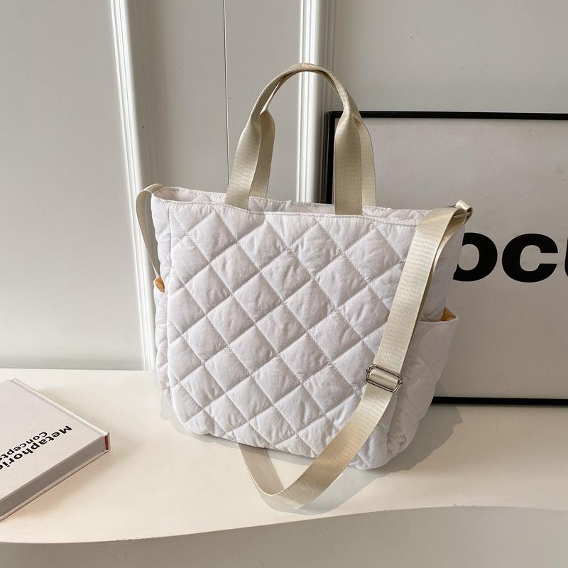 Tasche mit großem Fassungsvermögen für Damen 2025 Winter neue koreanische Version Studentenunterricht Schulter Umhängetasche tragbare Tragetasche