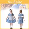 Stunning Blue Maid Costume For Girls Featuring Accessories Perfect For Themed Dress Up