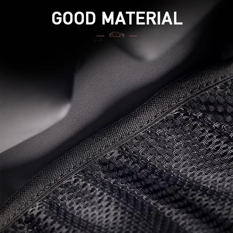 SEAMETAL Car Trunk Organizer PU Leather Multi-Pocket Auto Seat Back Hanging Storage Bag Mesh Net Universal for Suv Hatchback Mpv