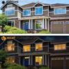 1pc Mirror Effect One Way Vision Window Film Privacy Protection Anti-UV Rejection Solar Protection Window Tint Building Sticker