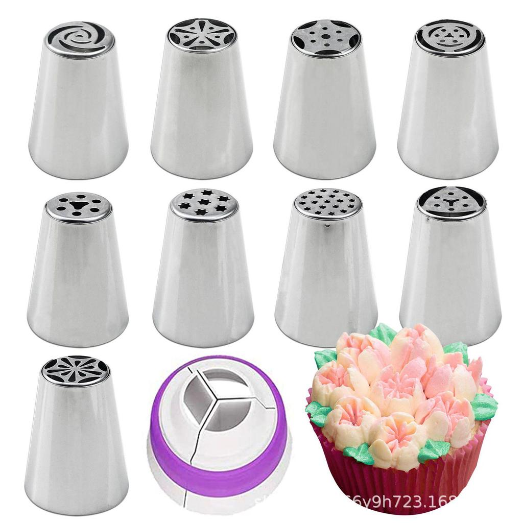 Stainless Steel Piping Tips Set: Multiple Styles for Cake and Baking DIY