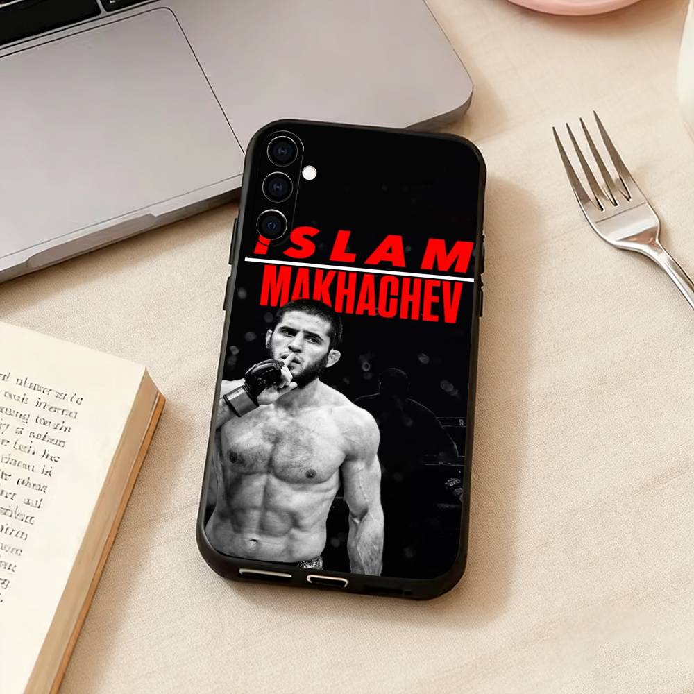 P4P Islam Makhachev-m Handyhülle Für Samsung Galaxy A73,A72,A71,A70,A53,A52,A51,Andere Weiche Schwarze Hülle