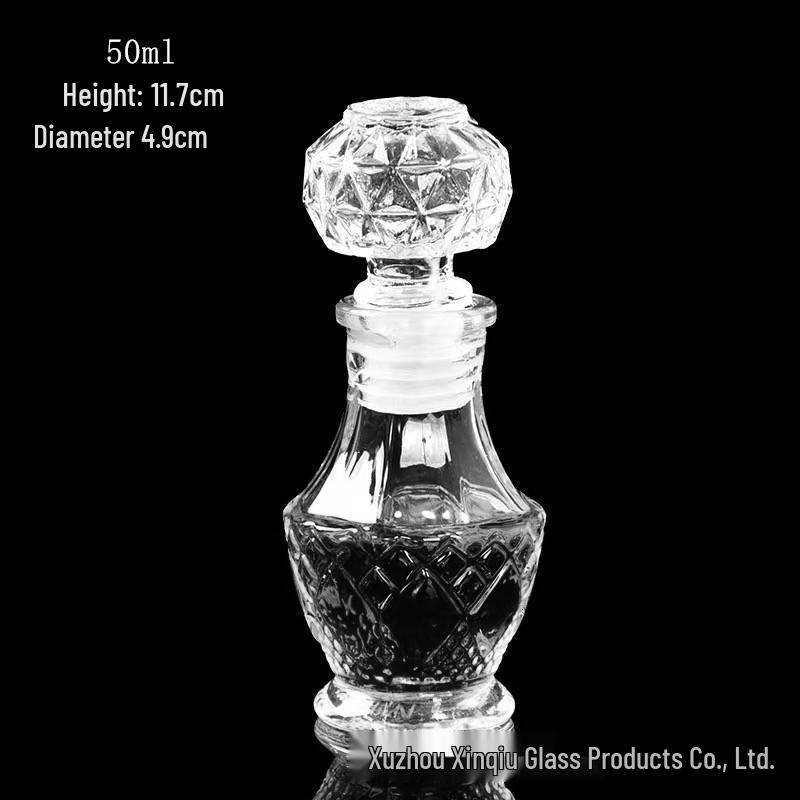 Creative Crystal Diamond Wine Decanter: 50ml-1000ml Transparent Red Wine Bottle