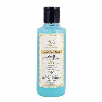 Face Scrub Gel with Aloe Vera (210 Ml), Aloevera With Face Scrub