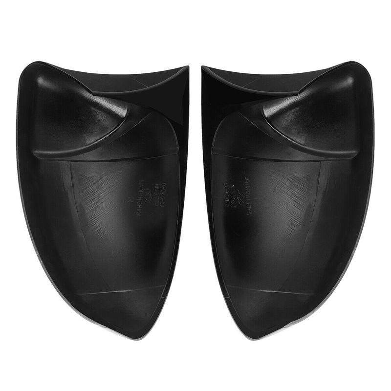 Decoration Door Mirror Cover For Renault Clio 5 Mk5 -2025 Carbon Fiber Glossy Black Car Rearview Accessories Stickers
