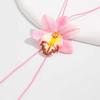 Ingemark Romantic Colorful Petal Flower Pendant Choker Necklace for Women New Trend Boho Adjustable Chain Wedding Jewelry Gift