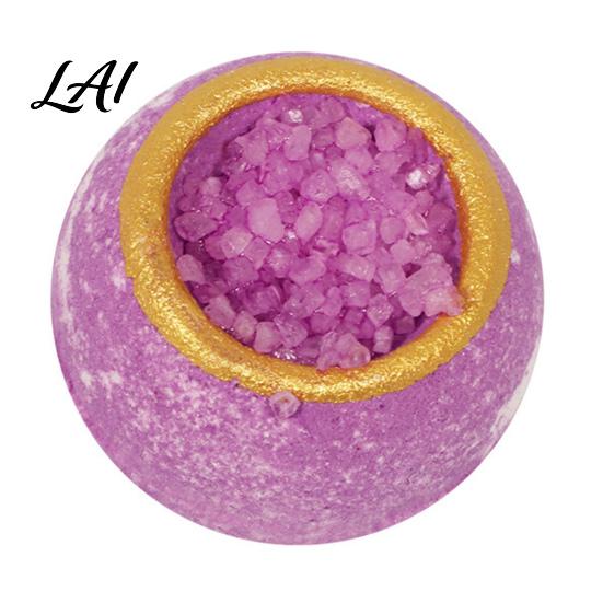 Relaxing Bath Bombs 100G Handmade Sea Salt Bombs Natural Plants Extract Essential Oils Fizzies Soothing Ball Dry Skin Moisturizing Shower