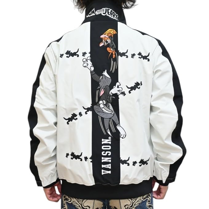 

Куртка-тренер Tom and Jerry Stretch Jacket Coach Jacket с высокой водостойкостью и водоотталкивающими свойствами [Banson] TJV-2505 3-слойная мужская (JP, Алфавит, 2XL, Черный) чёрный
