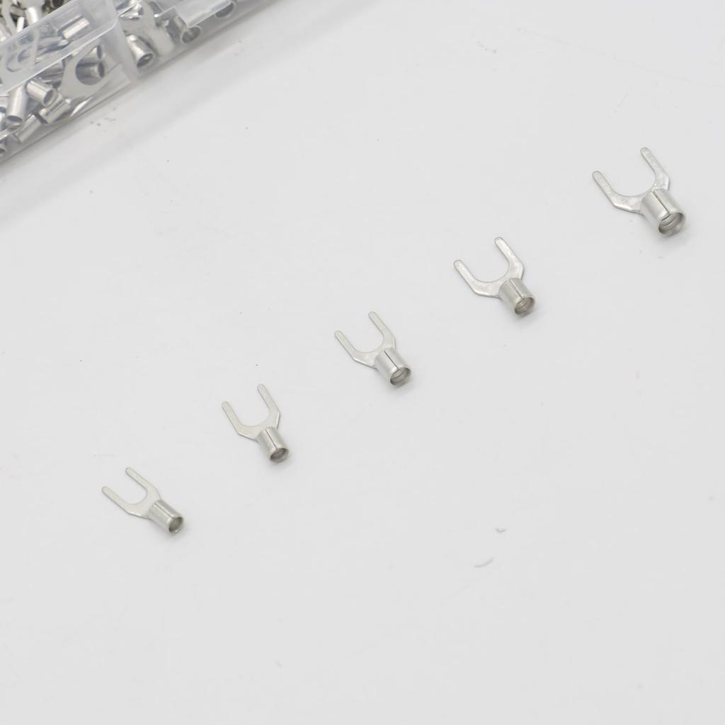 Audiophile Terminal Set Connector Round U Shape 10 Sizes Crimp