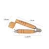Guitar String Changing Tool Wood Handle Winder Cutter Grooved Grip Bridge Pin Puller