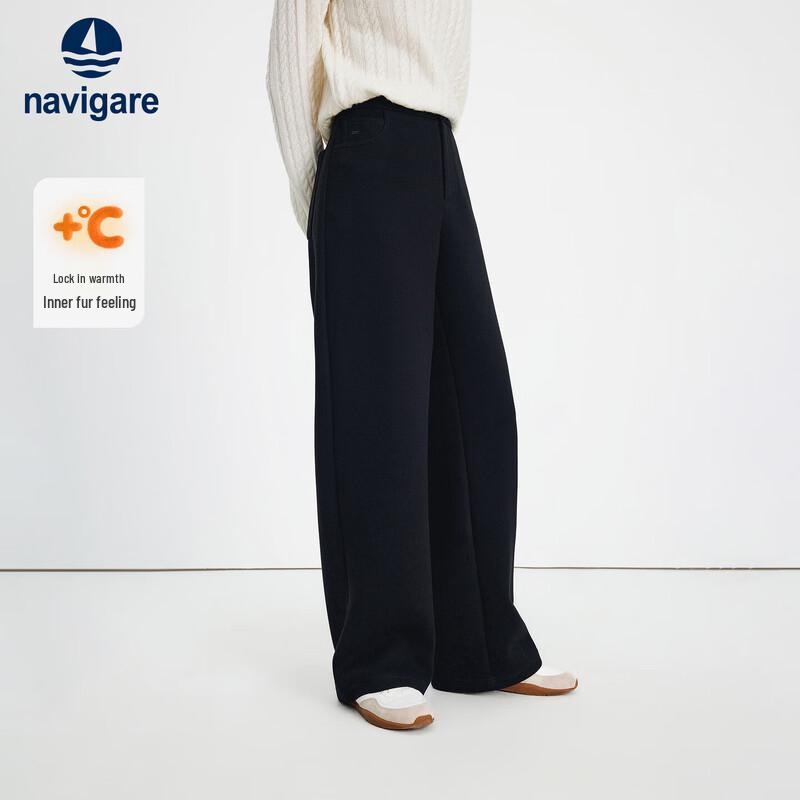 

Navigare Women s Wool Blend Straight-Leg Pants XL