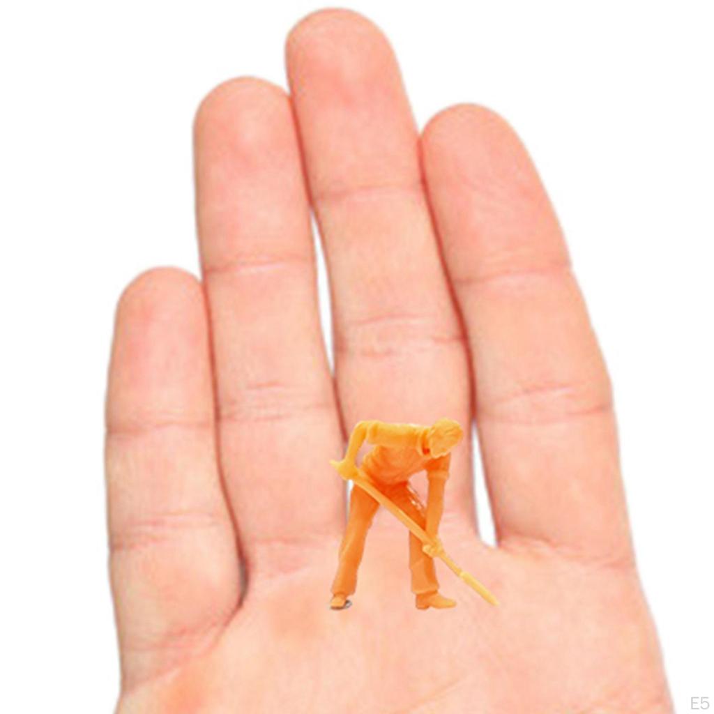 1/64 Construction Scene Figure Collectibles Ornament Photo Props Kids Adults Toy
