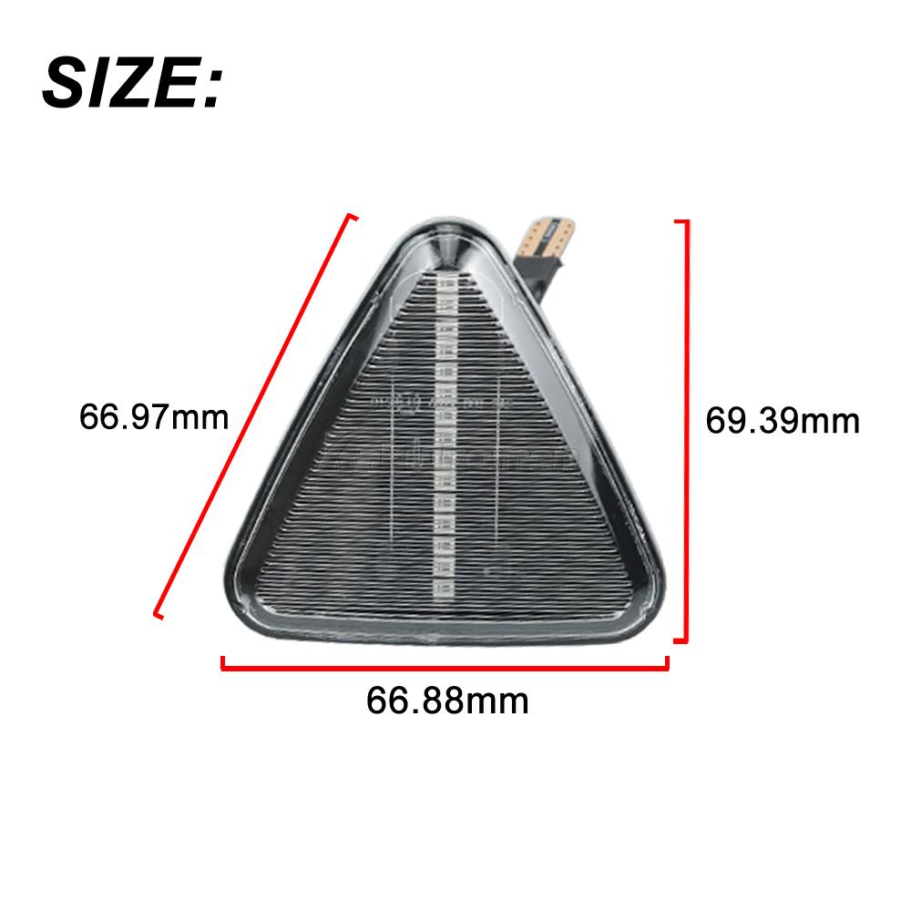 Sequential Flashing LED Turn Signal Side Marker Light Sequential Blinker Lamp For RENAULT KANGOO II Mod.Bj.2/2008-7/2013