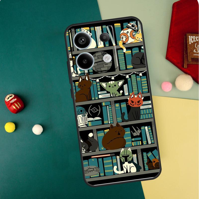 

Library In Wonderland Case For Xiaomi Redmi Note 14 13 12 11 15 Pro Plus Redmi 15 13 10 10C 12C 13C 14C 15C Funda Redmi 15C 4G