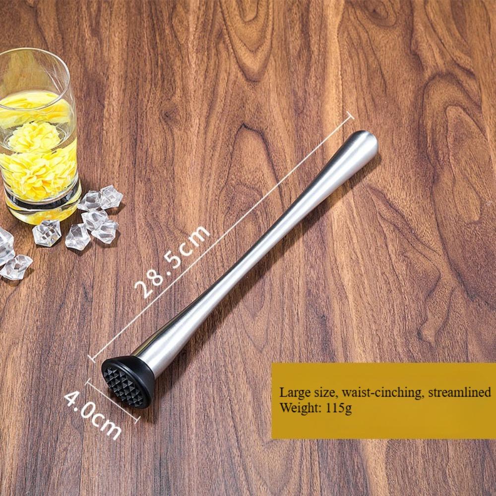 Nerezový muddler na led KFS-008 Mačkadlo na citrony Cocktailový muddler Barové nářadí pro míchání nápojů Použití v barech a restauracích KFS-008