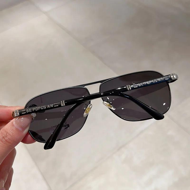 New Vintage Pilot Sunglasses Men Women UV400 Photochromic Lens Fashion Driving Fishing Outdoor Trendy Sun Glasses