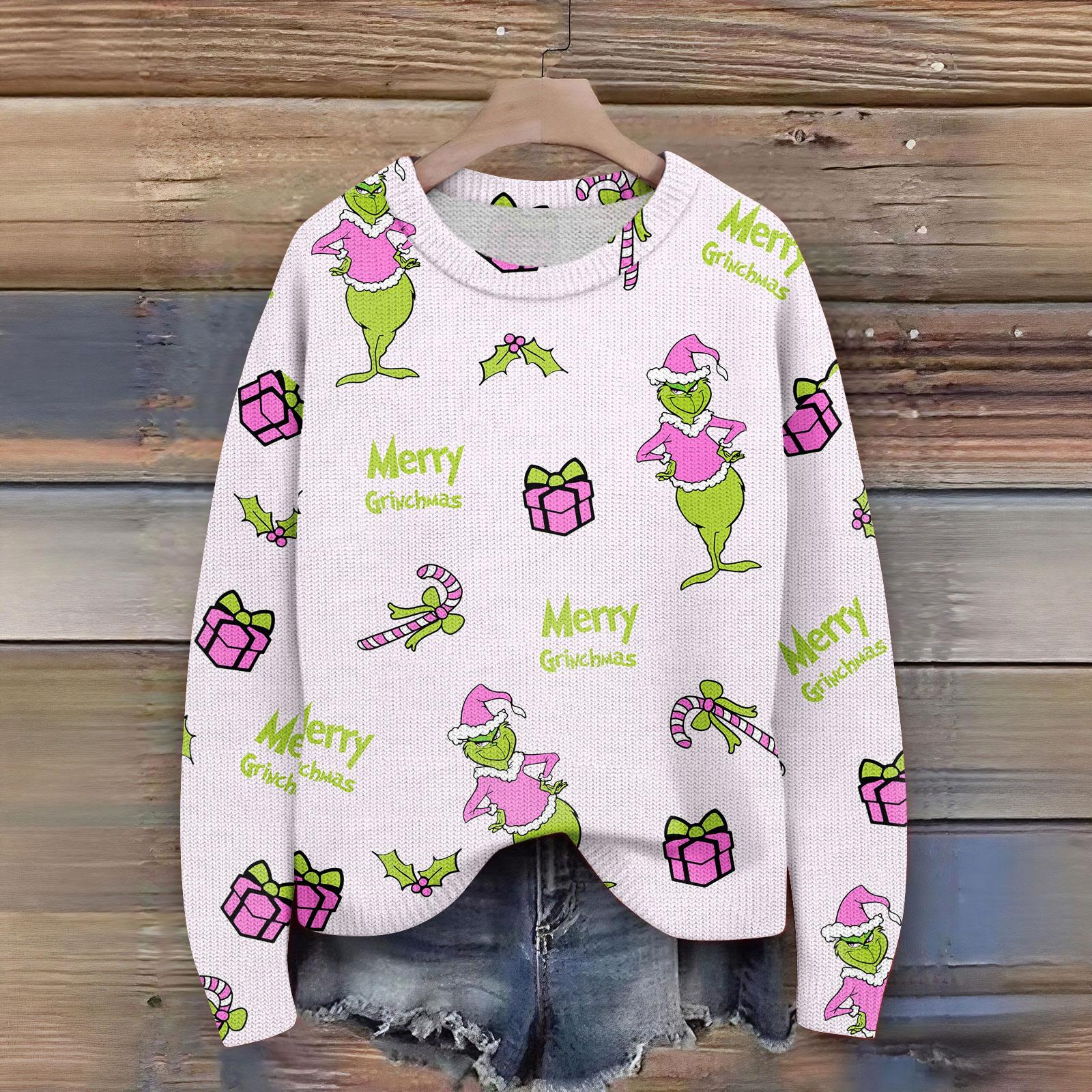 

Женский модный повседневный пуловер с длинным рукавом и вырезом горловины XL зелёный