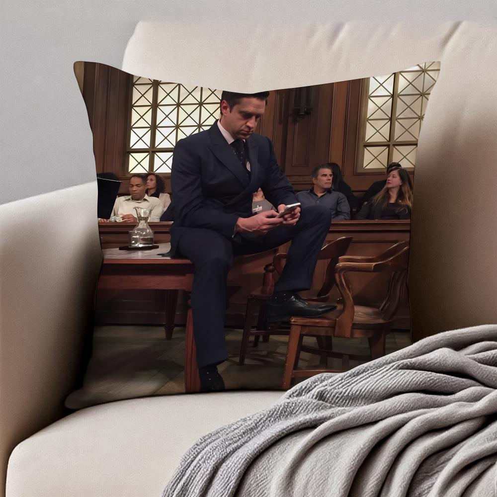 RRafael Barba Cushion Cover Pillowcase Antidustmite Invisible Zipper Short Plush Sofa Cushion