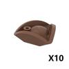 MOC Armes Médiévales Accessoire Briques Soldat Figurine Chapeau de Cow-boy Fusil de Chasse Arbalète Lance Armure Casque Masque Brique Jouet