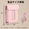 Kinokoo Instax Mini Link3 Case for Fujifilm Instax Smartphone Printer, Protective Case with Shoulder Strap, Prints with Case Attached (Pink)